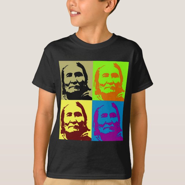 Camiseta Pop Art Freedom Fighter Geronimo (Frente)