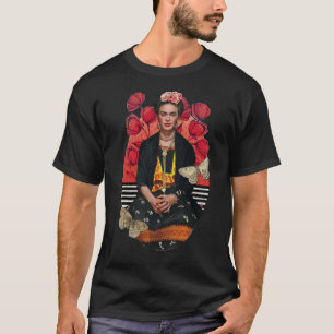 Camiseta Pop Art Frida Kahlo Shirts Presente Para Homens Me