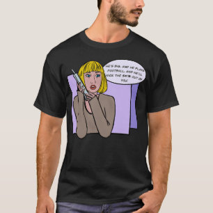 Camiseta Pop Art Gritar Queen