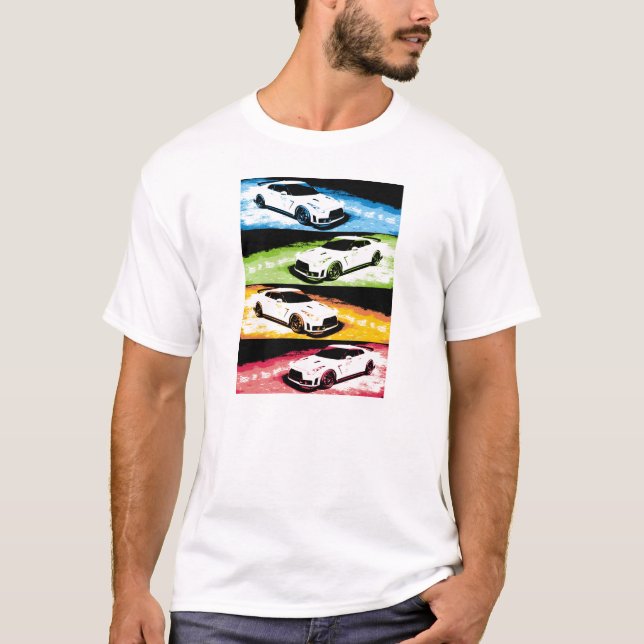 Camiseta Pop art GTR de Nissan (Frente)