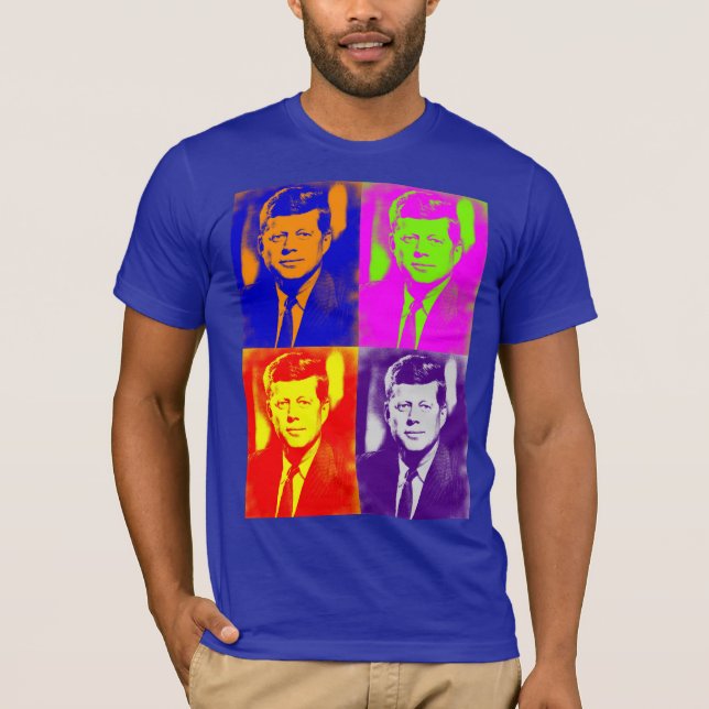 Camiseta Pop Art JFK John F. Kennedy (Frente)