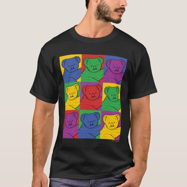 Camiseta Pop Art Koala (Frente)
