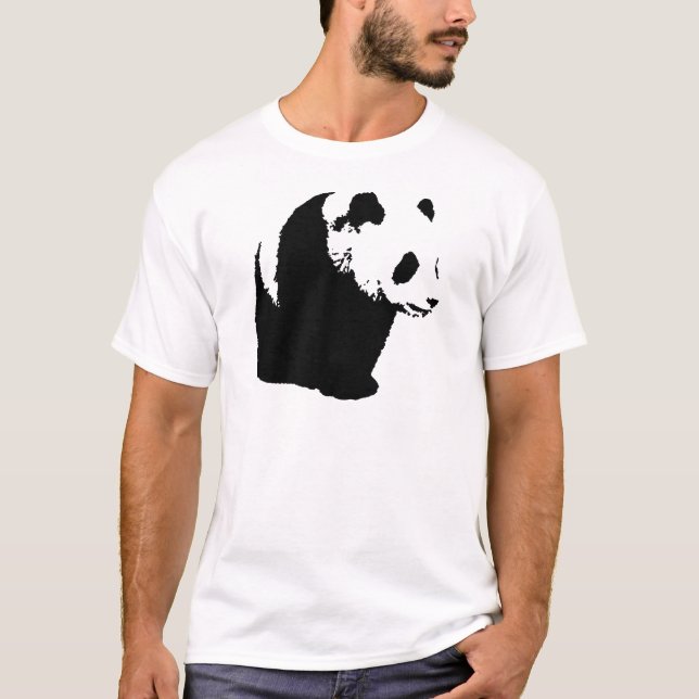 Camiseta Pop Art Panda (Frente)