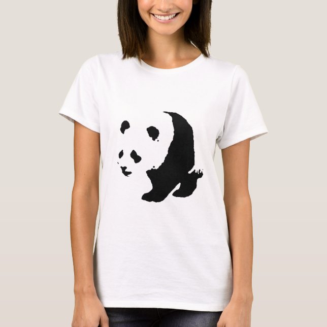 Camiseta Pop Art Panda (Frente)