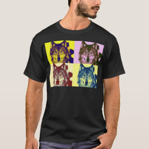 Camiseta Pop Art Wolf