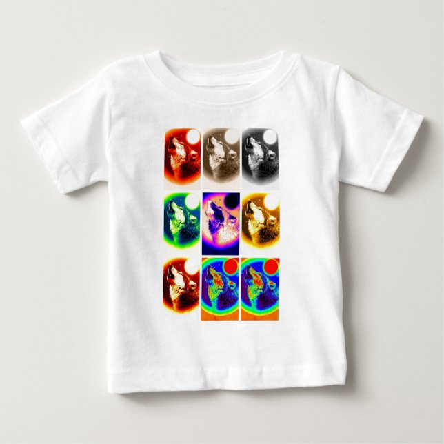 Camiseta Pop Art Wolf (Frente)