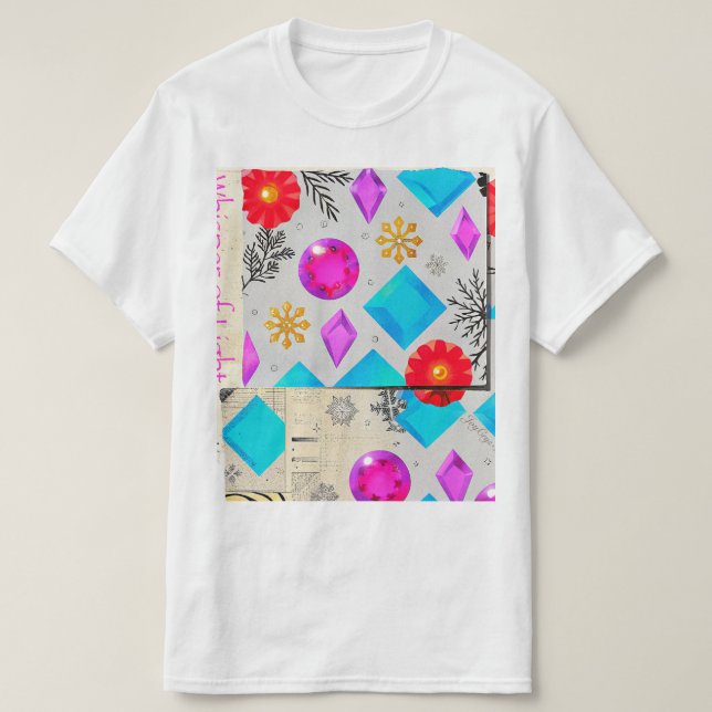 Camiseta Pop Bubble Pattern – Camisa de Arte Abstr (Frente do Design)