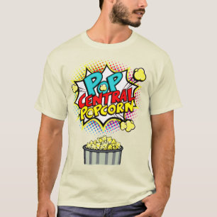 Camiseta POP! Camisa-T da Popcorn Central