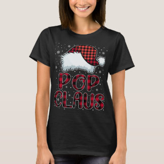 Camiseta Pop Claus Feliz Natal Papais noeis Vermelhos Xadre