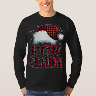 Camiseta Pop Claus Feliz Natal Papais noeis Vermelhos Xadre