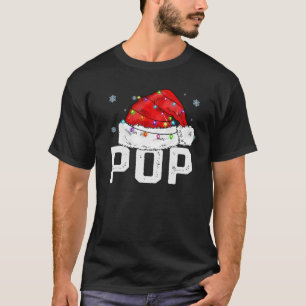 Camiseta POP Claus Funny Família Xmas Correspondente Vovô C