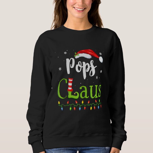 Camiseta Pop Claus Papais noeis Engraçados Pajamas Id de Na (Frente)