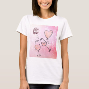 Camiseta Pop Clink Fizz - Festa de solteira Personalizada