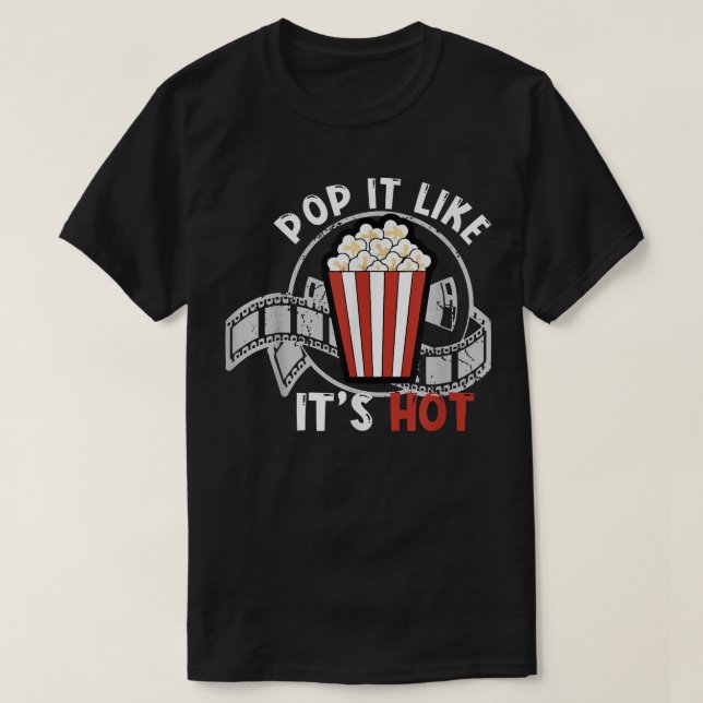 Camiseta Pop como se fosse o filme da família quente, noite (Frente do Design)