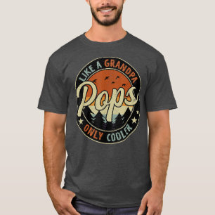 Camiseta Pop Como Um Vovô Só Fofo Retro De Vintage Mais Fri