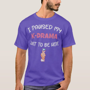 Camiseta Pop coreano Music K-Drama Jogadores coreanos
