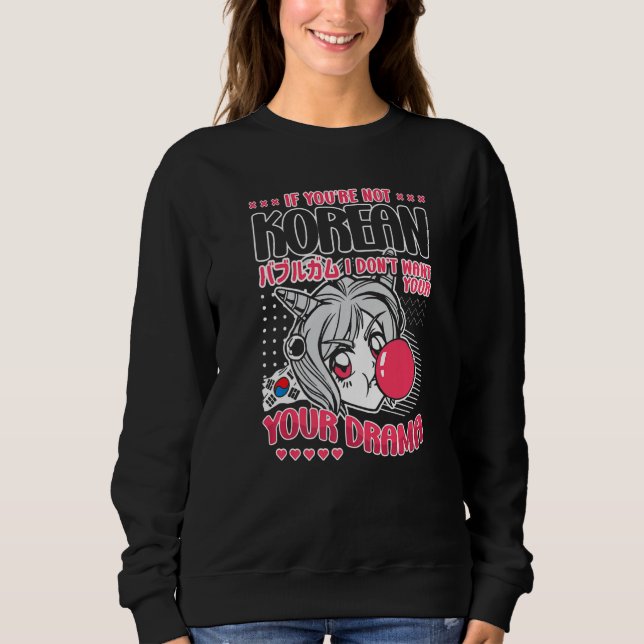 Camiseta Pop Coreano Para Um Fã De Moda K Pop  1 (Frente)
