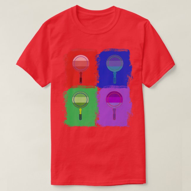 Camiseta Pop cozinhar-chefe de cozinheiro (Frente do Design)