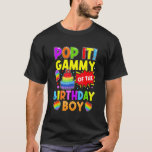 Camiseta Pop Da Família Birthday Boy Fidget Kids<br><div class="desc">Pop Do Aniversário Da Família De Crianças Fidget.</div>