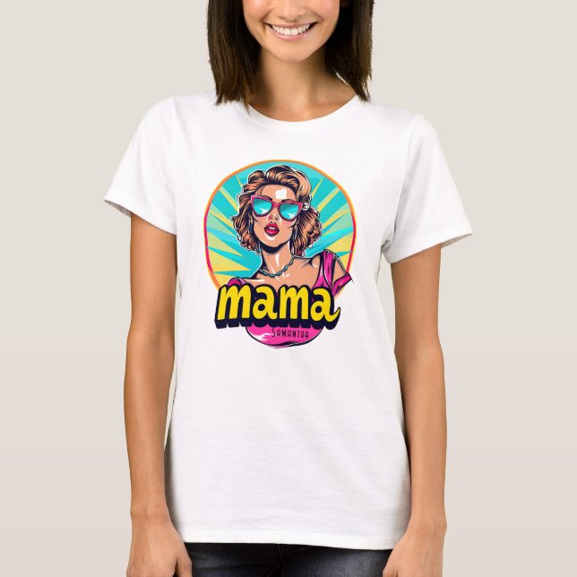 Camiseta Pop da Mãe Personalizada (3) (Frente)
