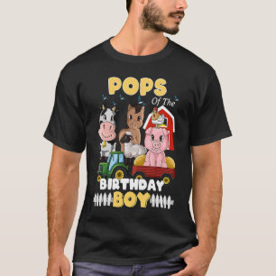 Camiseta Pop da Tra dos Animais da Fazenda do Garoto de Ani