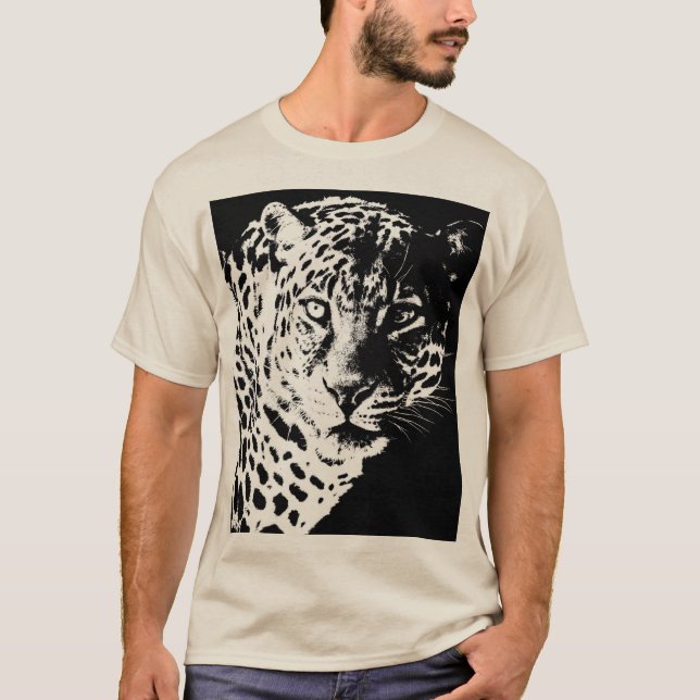 Camiseta Pop de animais legíveis (Frente)