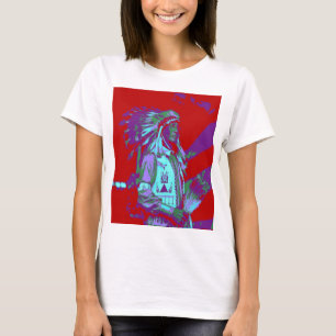 Camiseta Pop de Art Nativo Americano