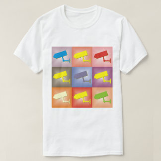 Camiseta POP de arte CCTV