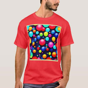 Camiseta Pop de Arte de Bolha Vibrante
