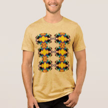 Pop de Arte de Mandala Vertical Preto Amarelo