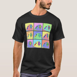 Camiseta Pop De Arte Engraçada Memes De Aves De Pet Cute P
