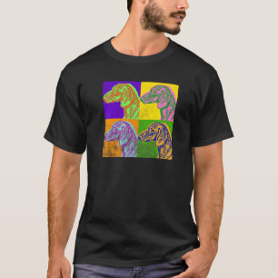 Camiseta Pop de Arte Retro Cão Desmungão Pet