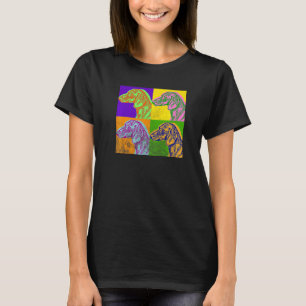 Camiseta Pop de Arte Retro Cão Desmungão Pet
