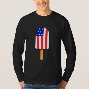Camiseta Pop de Bandeira Americana Hei Dudos Meri