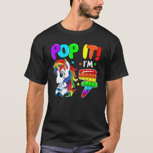 Camiseta Pop de Brinquedos bonitos do Unicorn Fidget Eu ten
