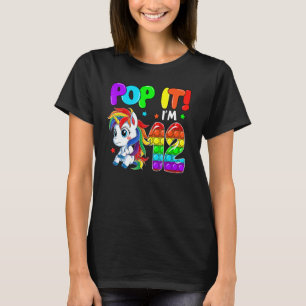 Camiseta Pop de Brinquedos de Fidget do Unicórnio Bonito. T