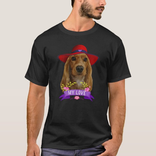 Camiseta Pop de Cocker Adorando Pai de Cocker Panelins Mãe (Frente)