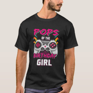 Camiseta Pop De Festas de aniversário De Jogo De Vídeo Da G