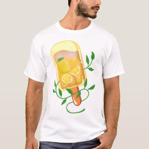 Camiseta Pop de gelo fresco com limão