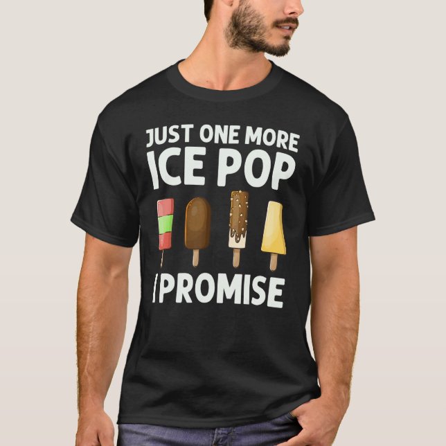 Camiseta Pop De Gelo legal Para Homens Sorvete Congelado (Frente)