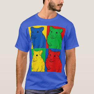 Camiseta Pop de Hamster - Teto Retro Rodent