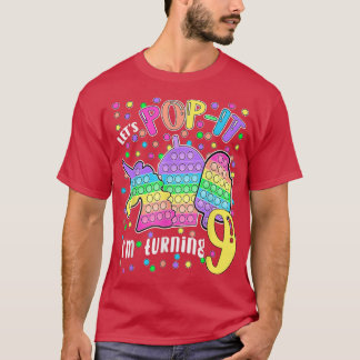 Camiseta Pop de vamos, estou fazendo 9 Coloridos 9º anivers