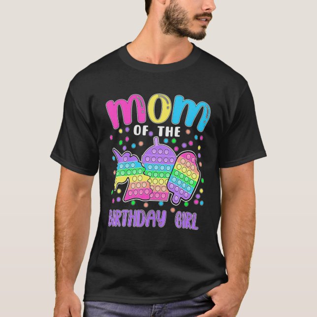 Camiseta Pop De vamos Mãe Da Pop De Aniversário (Frente)