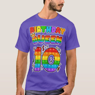 Camiseta Pop Décima rainha do aniversário de 10 anos Fidge