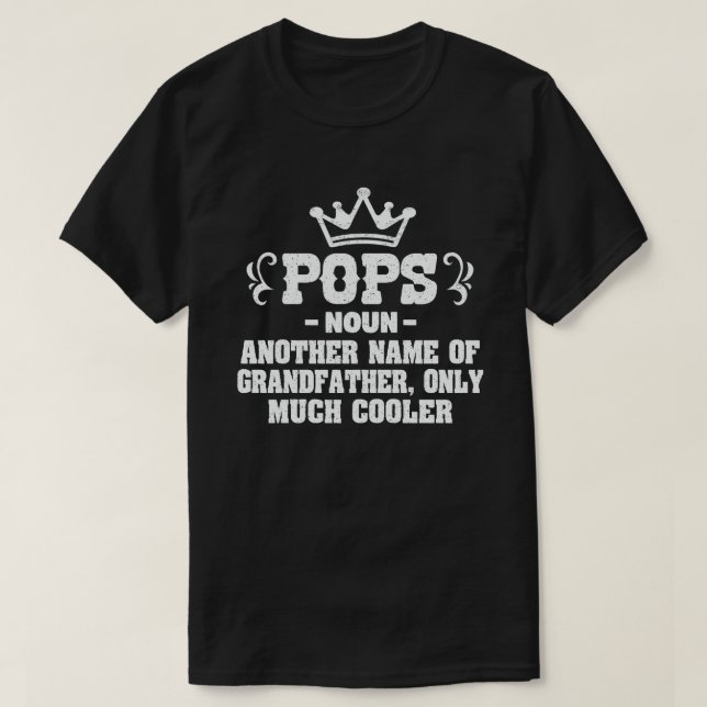 Camiseta Pop Definição Engraçada Significa Presente Legal d (Frente do Design)