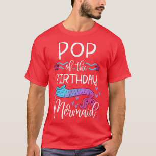 Camiseta Pop do Aniversário do Sereia Familiar Cele