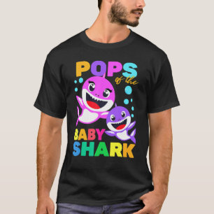 Camiseta Pop Do Bebê Aniversário Pop De Tubarão
