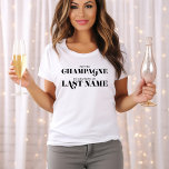Camiseta "Pop do Champanhe" - Noiva a Ser<br><div class="desc">Trendy e design de festas de noiva.</div>