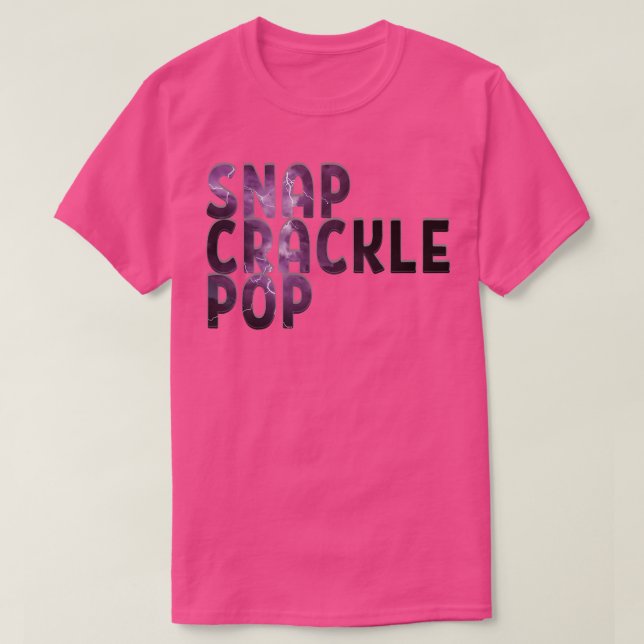 Camiseta Pop DO CRACKLE SNAP (Frente do Design)