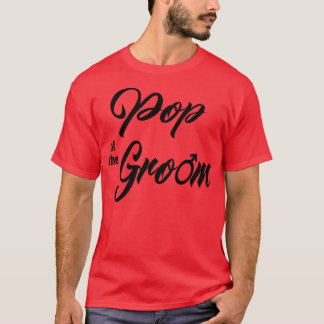 Camiseta Pop do Noivo Festa de Casamento Parte Bridal Festa